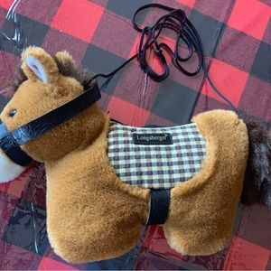 Longaberger Plush Horse Kiddie Purse